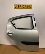 Toyota Aygo deur rechts achter 2005-2014 zilver metallic, Ophalen, Rechts, Toyota, Deur