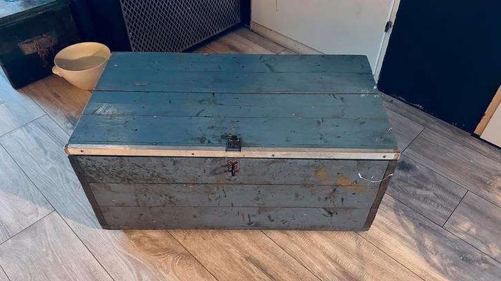 Mooie houten kist 78 x 42 x 36, Huis en Inrichting, Woonaccessoires | Kisten, Gebruikt, Minder dan 50 cm, 50 tot 100 cm, Ophalen