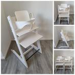 ZGAN! 2x Stokke Tripp Trapp wit met babyset prijs per stuk, Kinderen en Baby's, Kinderstoelen, Ophalen of Verzenden, Zo goed als nieuw