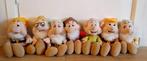 Set 7 Dwergen plushies ORIGINEEL DISNEY, Ophalen of Verzenden, Sneeuwwitje of Doornroosje, Zo goed als nieuw, Knuffel