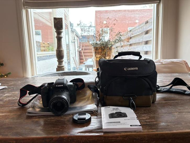 Canon EOS 750D Spiegelreflexcamera, Audio, Tv en Foto, Fotocamera's Digitaal, Zo goed als nieuw, Spiegelreflex, Canon, Minder dan 4 keer
