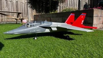 Xfly t7-a 64mm edf rc jet, incl 2x 2200mah 4s lipo beschikbaar voor biedingen