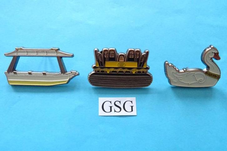 Voertuigen nr. EPP449-02 t/m EPP451-02, Verzamelen, Efteling, Zo goed als nieuw, Button of Speldje, Ophalen