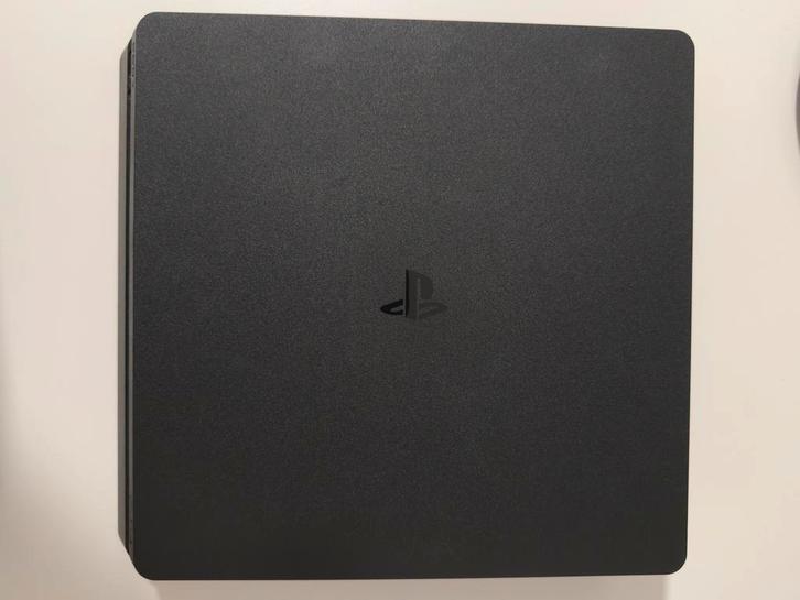 PS4 Slim 500 GB, Spelcomputers en Games, Spelcomputers | Sony PlayStation 4, Zo goed als nieuw, Slim, 500 GB, Met 2 controllers