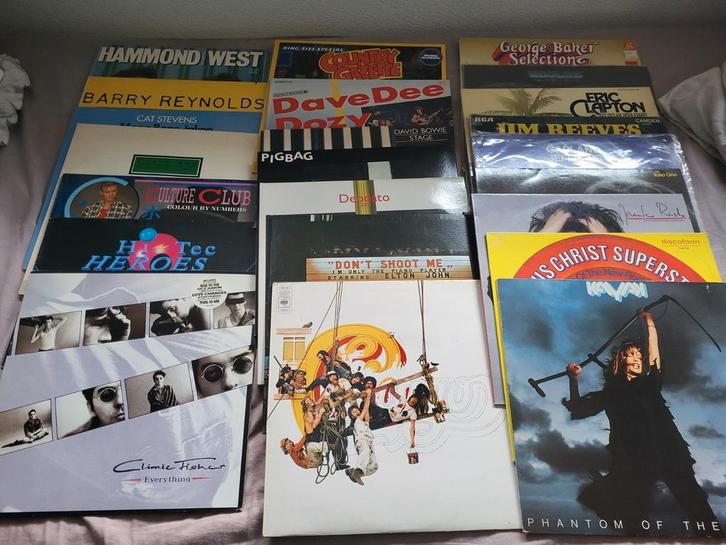 100 + lps rock(hard),pop ,rock, r&b etc zie foto's, Cd's en Dvd's, Vinyl | Rock, Zo goed als nieuw, Poprock, 12 inch, Ophalen