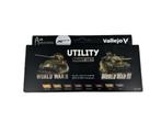 Vallejo Utility Paint Set VAL-70201, Overige merken, Tank, Groter dan 1:32, Nieuw