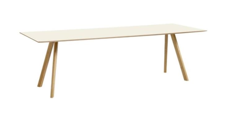 Gezocht: Hay CPH eettafel 200 cm x90 cm off white linoleum, Huis en Inrichting, Tafels | Eettafels, Gebruikt, 50 tot 100 cm, 200 cm of meer