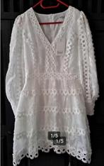 Nieuw wit zomerjurkje, Maat 38/40 (M), Wit, Nieuw, Ophalen of Verzenden