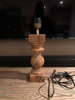 Baluster lamp hout van light en living cumani, Landelijk sober stoer, Ophalen of Verzenden, Zo goed als nieuw, Minder dan 50 cm