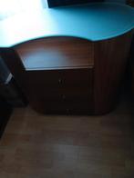 Kersenhouten tv meubel met 3 lades., Ophalen, Gebruikt, 100 tot 150 cm, Minder dan 100 cm