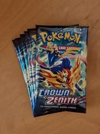 6x crown zenith booster packs, Hobby en Vrije tijd, Ophalen of Verzenden, Zo goed als nieuw, Booster