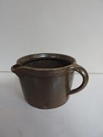 melkpot bruin aardewerk roompot steengoed melkkan antiek, Antiek en Kunst, Ophalen of Verzenden