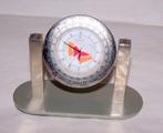 Belcarino World Time Table clock. Wereldklok. Izgs., Ophalen of Verzenden, Zo goed als nieuw, Analoog, Wekker of Tafelklok