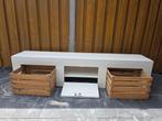Steigerhoute tv meubel te koop, Ophalen, Zo goed als nieuw, 25 tot 50 cm, Minder dan 100 cm