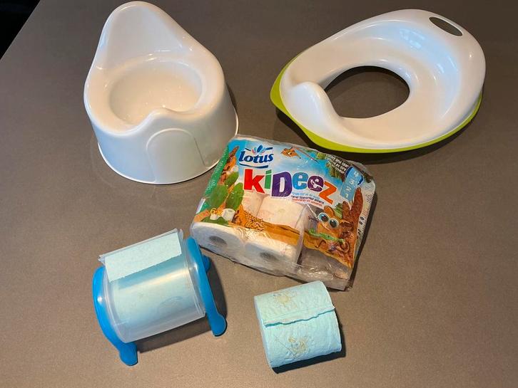 Potje- wc verkleiner- toiletpapier voor kids, Kinderen en Baby's, Overige Kinderen en Baby's, Zo goed als nieuw, Ophalen