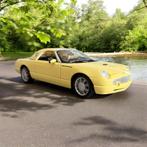 Ford Thunderbird Convertible Hardtop 1/18 Geel Maisto Als Ni, Ophalen of Verzenden, Zo goed als nieuw, Auto, Maisto