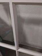 Hardhouten Binnendeur met Facetglas, Doe-het-zelf en Verbouw, Deuren en Horren, Ophalen, Gebruikt, 80 tot 100 cm, Binnendeur