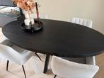 ovale eettafel zwart – 180x100 cm – nieuwprijs €899, Huis en Inrichting, Tafels | Eettafels, Ophalen, 100 tot 150 cm, 200 cm of meer