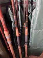 Zelfgemaakte hengels 1,5 lbs - Prachtige set!, Ophalen of Verzenden, Gebruikt, Werphengel