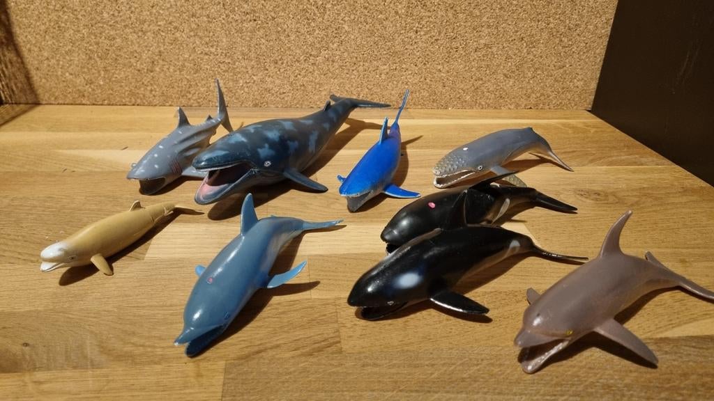 Verzameling Zeedieren Speelgoed, Ophalen of Verzenden, Gebruikt, Overige soorten, Beeldje of Figuurtje