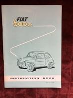 Fiat 600 Instuctie boek, Ophalen of Verzenden