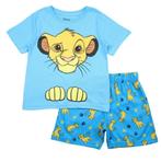 Lion King Shortama Simba BL - Maat 104 - 122 - Disney, Disney, Nacht- of Onderkleding, Jongen of Meisje, Nieuw