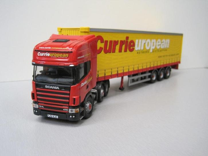 SCANIA Topline Curtainside Currie European Corgi 1:50, Hobby en Vrije tijd, Modelauto's | 1:50, Nieuw, Bus of Vrachtwagen, Corgi
