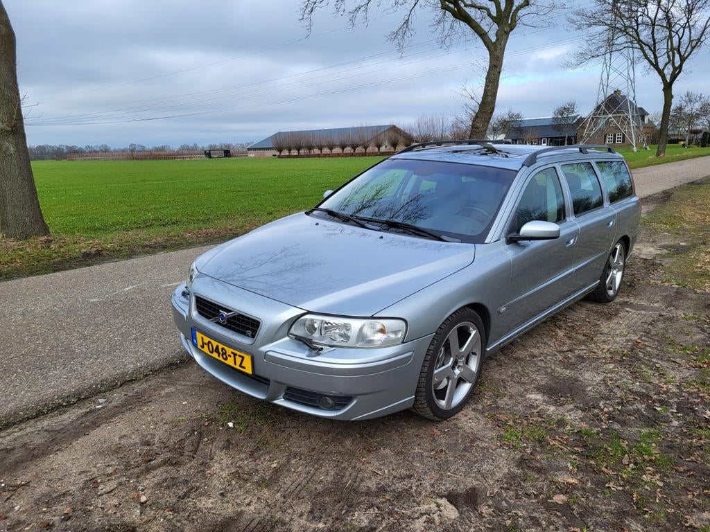 Volvo V70 R 2.5 300PK 4x4 BJ 2006 Youngtimer Glazen schuifdk, Auto's, Volvo, Bedrijf, V70, 4x4, ABS, Airbags, Airconditioning