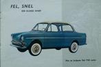 Daf 33 daffodil autofolder folder 1961, Ophalen of Verzenden, Gelezen, Overige merken