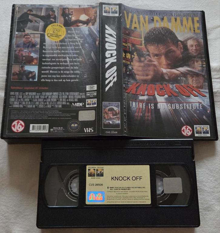 Van Damme Knock Off VHS Actie/Martial-Arts, Cd's en Dvd's, VHS | Film, Zo goed als nieuw, Actie en Avontuur, Vanaf 16 jaar, Ophalen of Verzenden