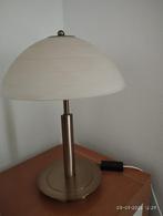 Tafellamp met albasten kap en messing voet, Ophalen, Zo goed als nieuw, Klassiek, 50 tot 75 cm