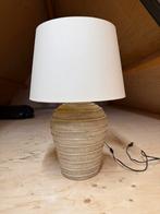 Rustieke keramische tafellamp – 48 cm hoog, Ophalen of Verzenden, Zo goed als nieuw, Minder dan 50 cm