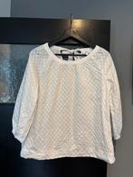 S.oliver broderie blouse maat 38, Kleding | Dames, Blouses en Tunieken, Maat 38/40 (M), Wit, Ophalen of Verzenden, Zo goed als nieuw