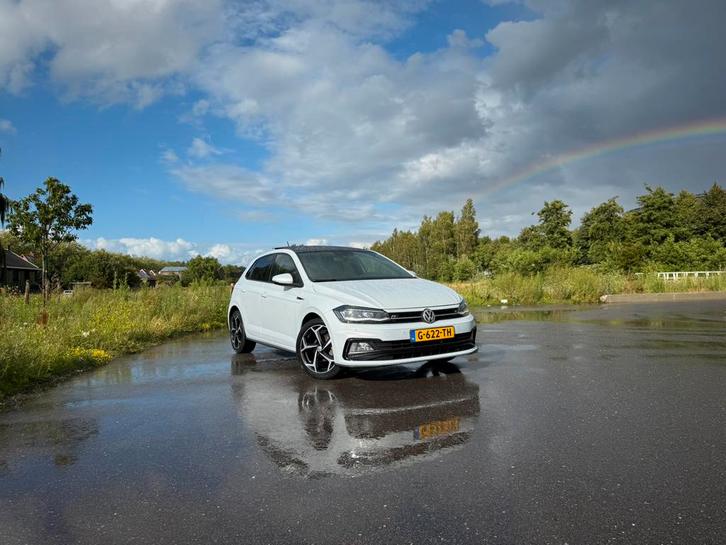 Volkswagen Polo 1.0 TSI 95pk 3x R-line pano/keyl/digi, Auto's, Volkswagen, Particulier, Polo, ABS, Achteruitrijcamera, Adaptieve lichten