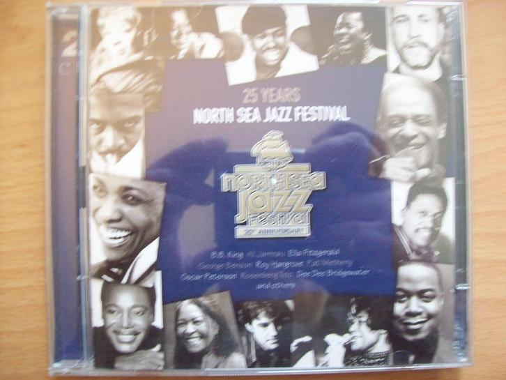 25 Years North Sea Jazz Festival (2-CD) B.B. King, Oscar Pet, Cd's en Dvd's, Cd's | Jazz en Blues, Zo goed als nieuw, Jazz, 1980 tot heden