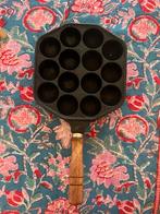 Gietijzeren pan, Ophalen, Gebruikt