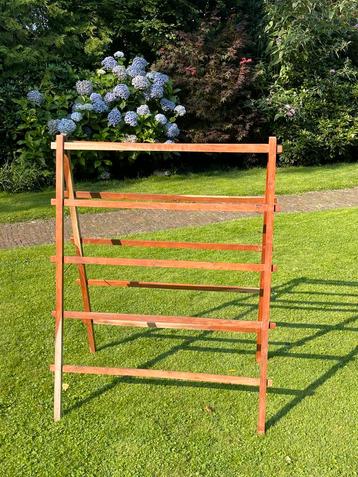 Houten wasrek, meranti, inklapbaar beschikbaar voor biedingen