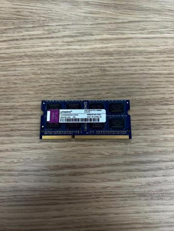 Kingston 2GB DDR3 SODIMM Laptop Geheugen - 1333MHz