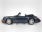 Porsche 911 964 Carrera 2 Cabriolet, Auto's, Porsche Occasion Garantie, Gebruikt, Blauw, Handgeschakeld