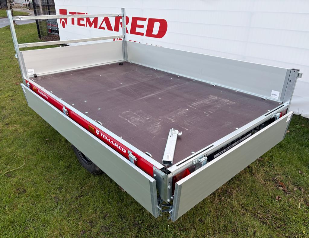 Temared Transporter Plateau aanhanger 1.3T verhuiskorting!!!, Auto diversen, Aanhangers en Bagagewagens, Zo goed als nieuw, Ophalen
