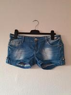 blauwe miss natalie spijkerbroek maat 48, Kleding | Dames, Grote Maten, Blauw, Ophalen of Verzenden, Zo goed als nieuw, Miss natalie