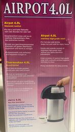 Airpot 4.0L Thermoskan - Nieuw!, Ophalen of Verzenden, Nieuw
