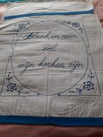 Mooi geborduurd kleedje voor n handdoekrekje 85cmx63cm, Antiek en Kunst, Ophalen of Verzenden