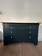 Mooie brede commode kast, ladekast, dressoir, 100 tot 150 cm, Ophalen of Verzenden, Zo goed als nieuw, 3 of 4 laden