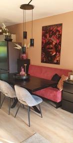 Stevige velvet stoelen zgan, Ophalen, Zo goed als nieuw, Hotel Chique, Drie