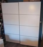 Witte schuifdeurkast - 183x63.5x200 cm, Huis en Inrichting, Kasten | Kledingkasten, Ophalen of Verzenden