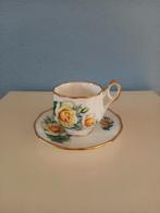 Engelse kop en schotel Elizabethan gele rozen, Antiek en Kunst, Antiek | Servies los, Ophalen of Verzenden