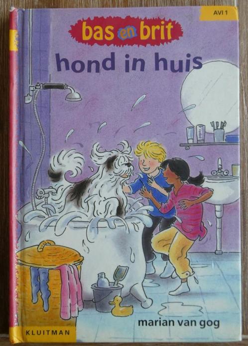 bas en brit - hond in huis - AVI 1 - Groep 3 Marian van Gog, Boeken, Kinderboeken | Jeugd | onder 10 jaar, Gelezen, Ophalen of Verzenden