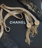 CC lange ketting 0,8cm x 115cm goudkleurig., Ophalen of Verzenden, Zo goed als nieuw, Goud, Overige materialen