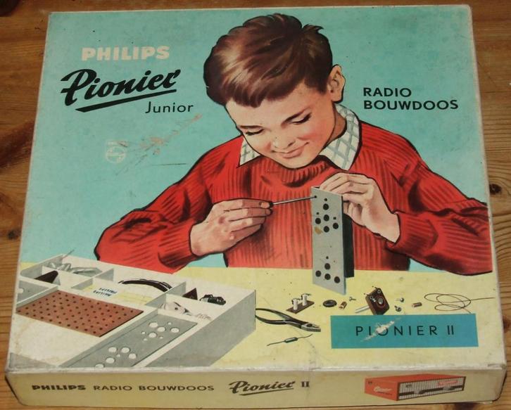Philips Pionier 2 Junior bouwdoos bouwpakket, Hobby en Vrije tijd, Elektronica-componenten, Gebruikt, Ophalen of Verzenden
